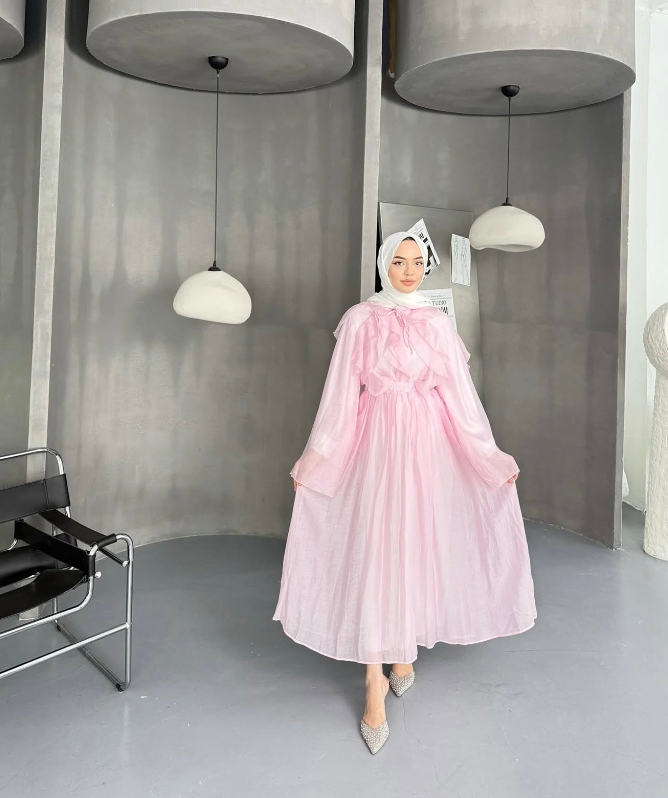 Bianca Etekli Takım-Pembe