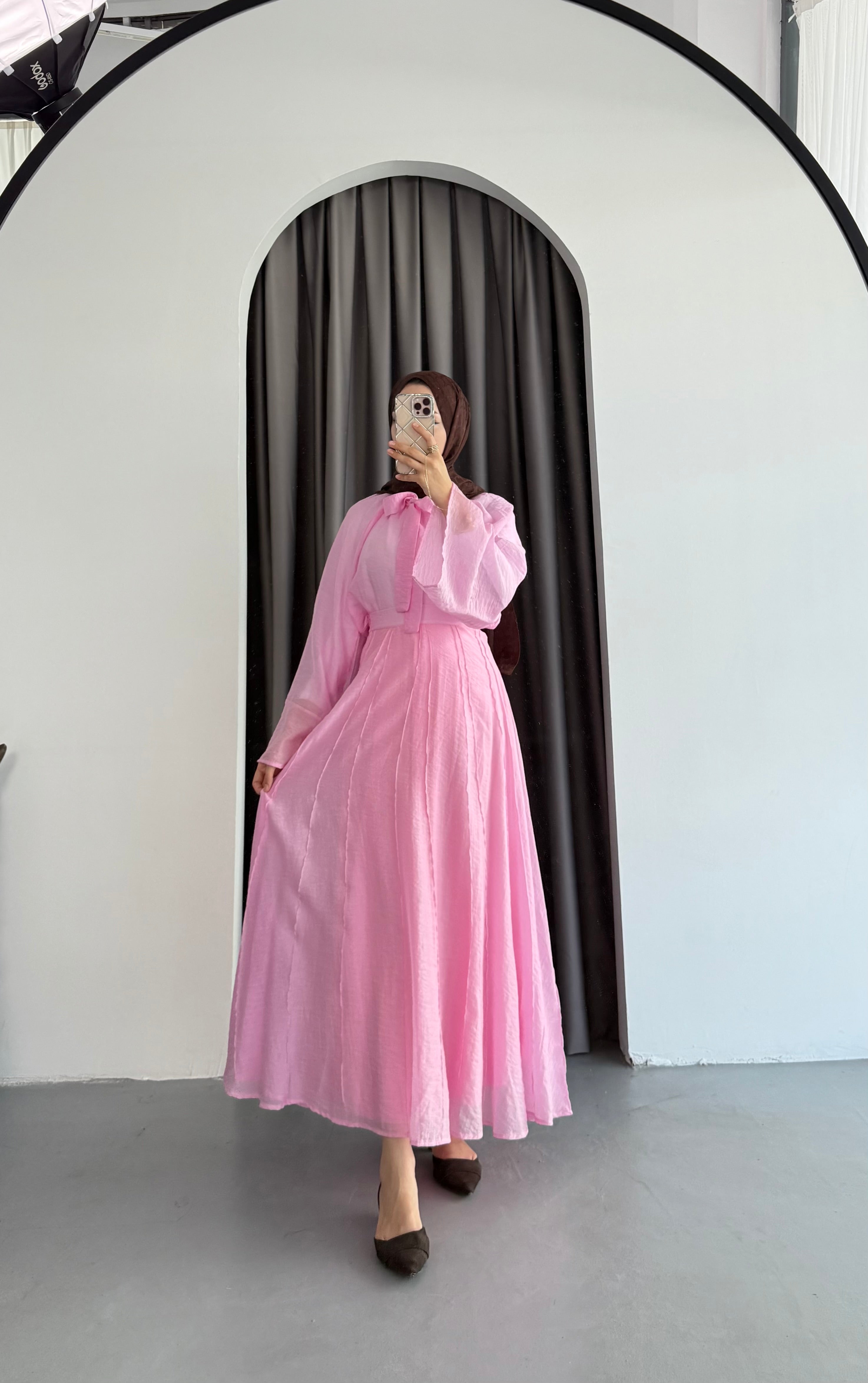 Efil Etekli Takım-Pembe