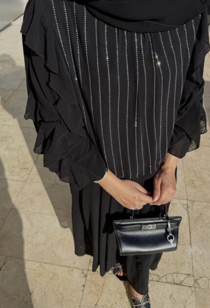 Mia Etekli Takım -Siyah