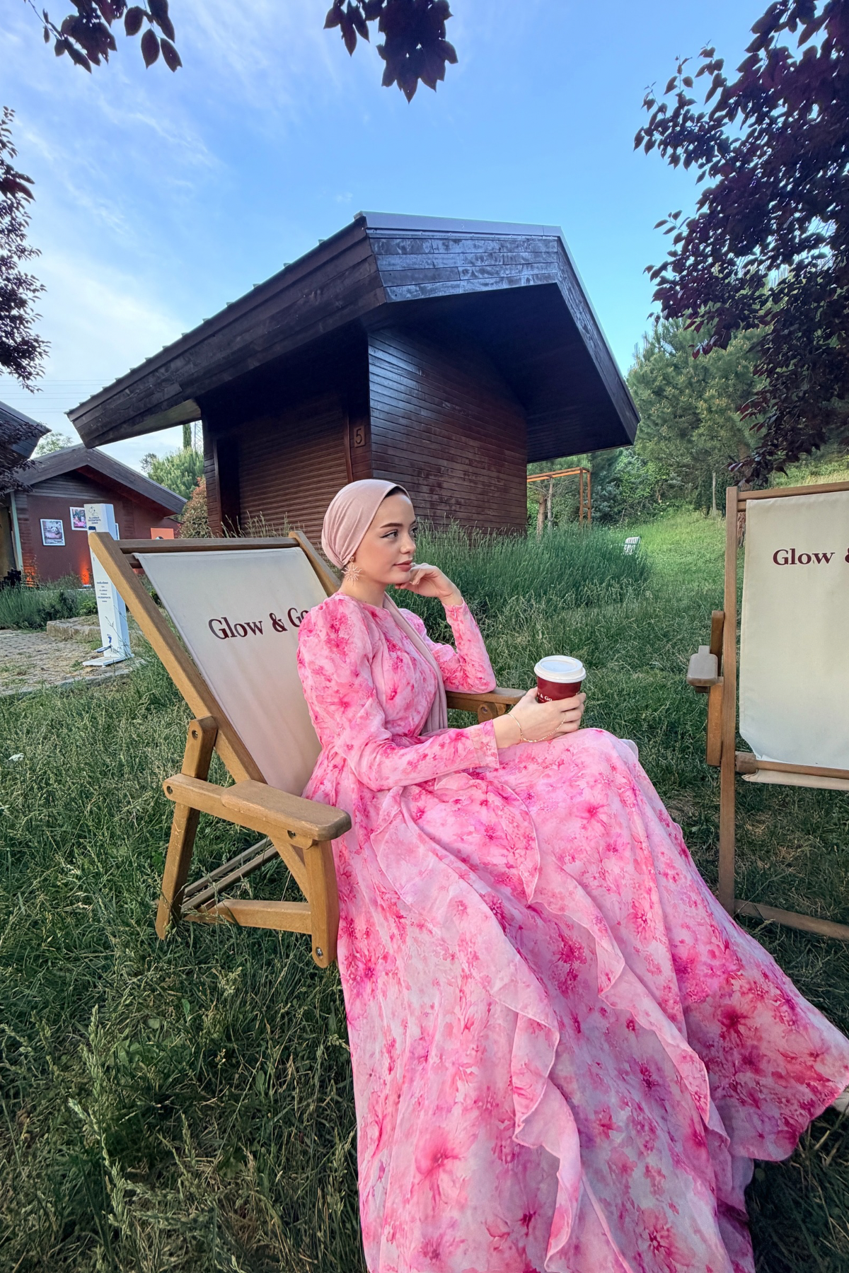 Flora Elbise- Pembe